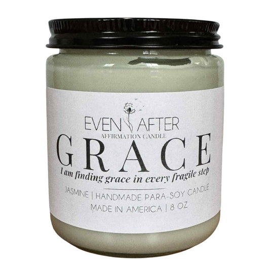 Grace – Jasmine Affirmation Candle for Widows