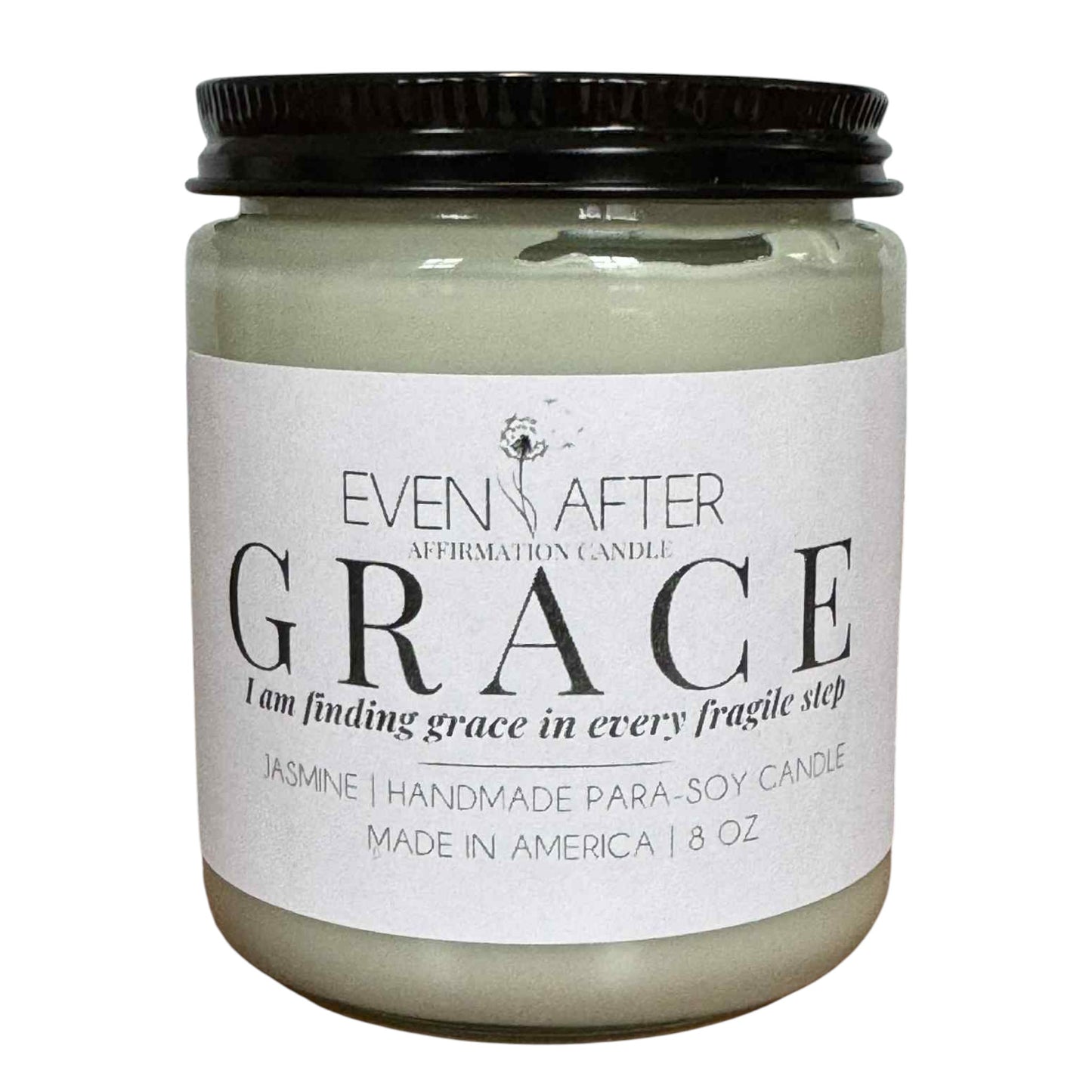 Grace – Jasmine Affirmation Candle for Widows